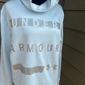 Under Armour Cold Gear hoodie sweatshirt blue, women's Loose M
